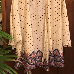 LA Hearts Colorful Kimono